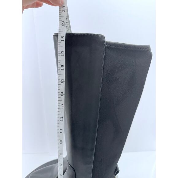 Cole Haan GO TO BLOCK Womens Size 9B Leather Block Heel Knee-High Boots W29340 - Picture 3 of 14